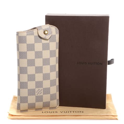 louis vuitton damier azur sunglasses case mm